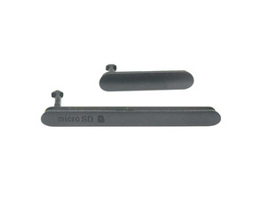 Dock connector cover for Sony Xperia Z3 Black