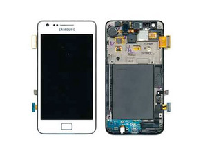 frontale completo per Samsung Galaxy S II I9100 Bianco
