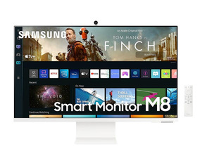 Samsung Smart Monitor M8 S32BM801UU 32 " 4K / Smart TV/ Multimedia / Blanco