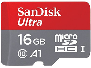 Acquista Sandisk Ultra Micro SD HC 16gb + SD Adapter Sandisk Ultra Micro SD HC 16gb + SD Adapter