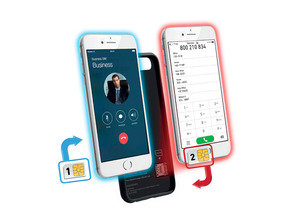 Second Sim Case per iPhone 8 / 7 / 6s / 6 SBS