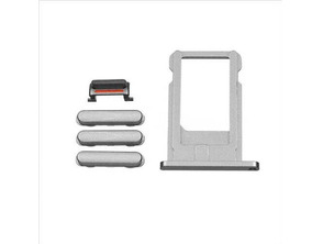 Acquista SIM Card Tray and Side Buttons Set for iPhone 6S Plus Black SIM Card Tray and Side Buttons Set for iPhone 6S Plus Black