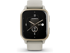 Smartwatch Garmin Venu SQ2 Music Edition 40mm GPS Oro Crema y Gris