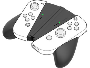 Supporto V-GRIP-2 in 1 per Nintendo Interruttore di Gioia-Cons®