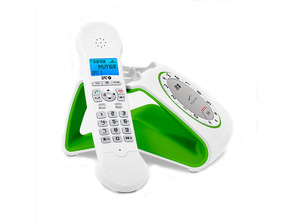 Telefono senza fili Retro Glamour SPC 7704V Bianco / Verde