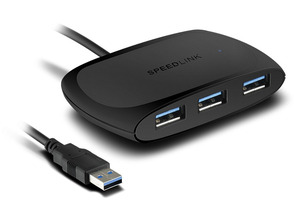 Acquista Speedlink SNAPPY Hub USB a 4 porte, USB 3.0, attivo Speedlink SNAPPY Hub USB a 4 porte, USB 3.0, attivo