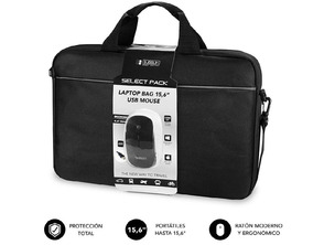 Acquista Subblim Select Pack para portátiles hasta 15,6 '' Negro Subblim Select Pack para portátiles hasta 15,6 '' Negro