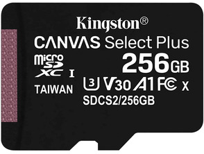 Acquista Tarjeta de memoria Kingston Canvas Select MicroSD XC 256GB Tarjeta de memoria Kingston Canvas Select MicroSD XC 256GB