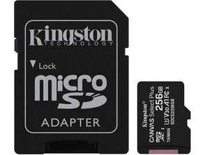 Acquista Tarjeta de memoria MicroSD XC 256GB Kingston Canvas Select + Adapt Tarjeta de memoria MicroSD XC 256GB Kingston Canvas Select + Adapt