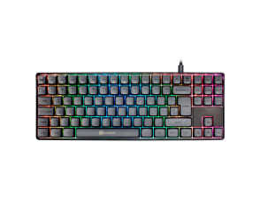 GAMIAC Tastiera TKL90G Meccanica - Kailh Blue - Nero/Gris - (ES)