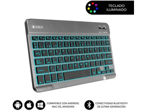 Acquista Tastiera Smart Retroilluminato BT Grigio Subblim PC/Mac/Android/iOS Tastiera Smart Retroilluminato BT Grigio Subblim PC/Mac/Android/iOS