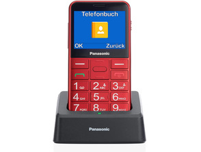 Acquista Teléfono Móvil para Personas Mayores Panasonic KX-TU155EXRN Rojo Teléfono Móvil para Personas Mayores Panasonic KX-TU155EXRN Rojo