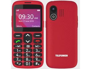 Acquista Teléfono Móvil Telefunken S520 para Personas Mayores Rojo Teléfono Móvil Telefunken S520 para Personas Mayores Rojo