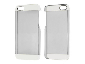 Transparent Plastic Case for iPhone 5/5S Bianco