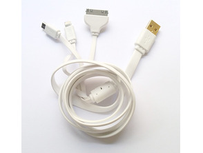 USB Multicharger 3 in 1 to Lightning/MicroUSB/iPhone