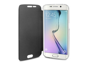 Acquista Booklet Touch Sense Transparent Samsung Galaxy S6 Edge Puro Booklet Touch Sense Transparent Samsung Galaxy S6 Edge Puro