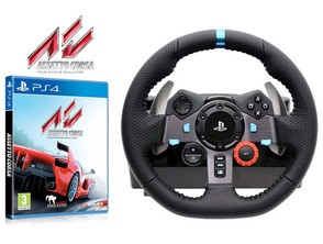 Acquista Logitech G29 Racing Wheel + Assetto Corsa PS4 Logitech G29 Racing Wheel + Assetto Corsa PS4