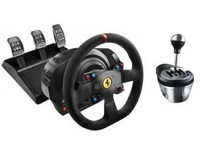 Acquista Volante Thrustmaster T300 Alcantara + TH8A Volante Thrustmaster T300 Alcantara + TH8A