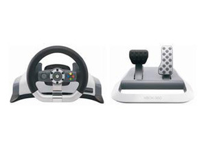 Official Wireless Force Feedback Wheel Xbox 360