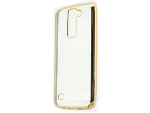 TPU metallo LG K8 caso d\'oro