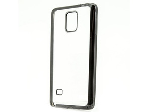 TPU Metal Samsung Galaxy Note 4 Nero X-One