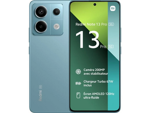 Acquista Xiaomi Redmi Note 13 Pro 12GB / 512GB / 6,67 " / 5G / Verde Azulado Xiaomi Redmi Note 13 Pro 12GB / 512GB / 6,67 " / 5G / Verde Azulado