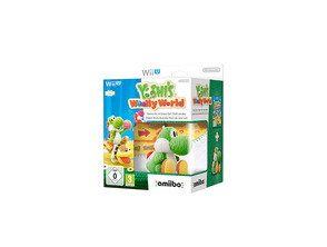 Yoshi Woolly World WiiU + Amiibo Yoshi de Lana Verde