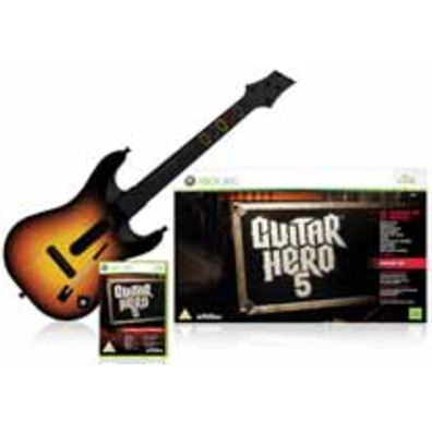 Guitar Hero 5 + Wireless Guitar Xbox 360