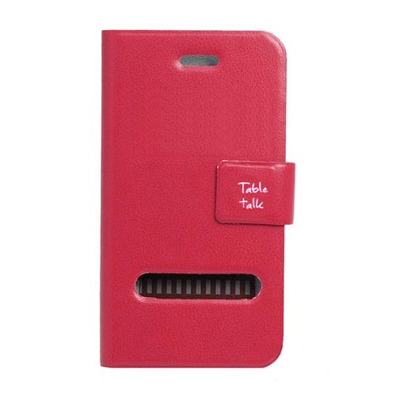 Table Talk Flip Leather Case for iPhone 4/4S Red