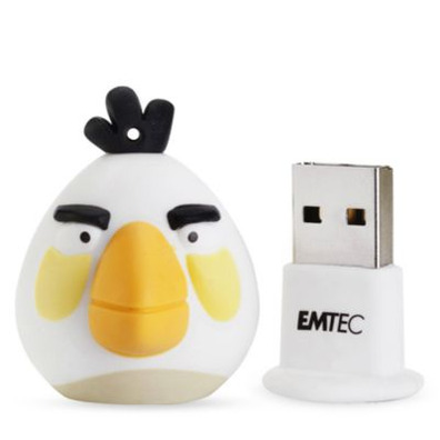 Memoria USB 4 Gb Angry Birds Bianco