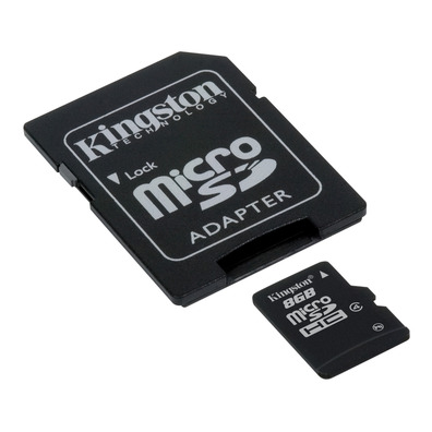 MEM MICRO SD 8GB KINGSTON CL4 + SD ADAPT