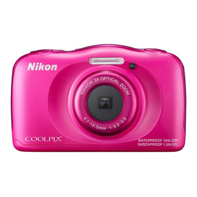 NIKON COOLPIX S33 Rosa KIT Fotocamera Aquatic