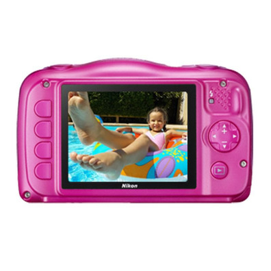 NIKON COOLPIX S33 Rosa KIT Fotocamera Aquatic