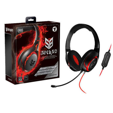 AURICOLARE CREATIVE + MIC GAMING BLASTER INFERN