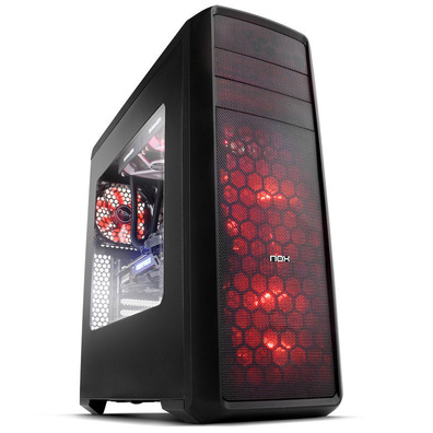 Nox Coolbay ZX LED rosso USB 3.0