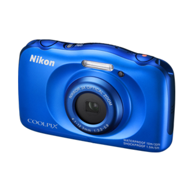 NIKON COOLPIX S33 AZUL KIT Macchina fotografica acquatica