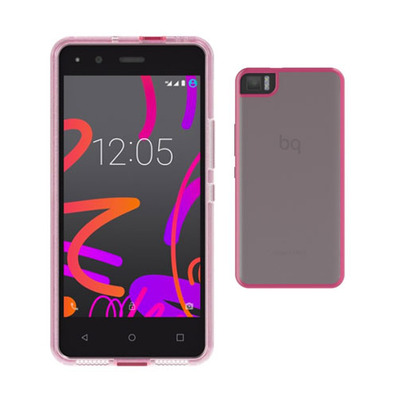 Gummy Case Bq Aquaris M4.5 Nero