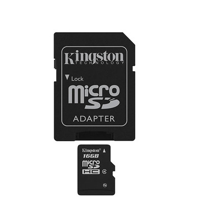 MEM MICRO SD 16GB KINGSTON CL4 + SD ADAPT