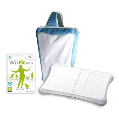 Wii Fit Plus + Wii Balance Board + Storage Case Madcatz