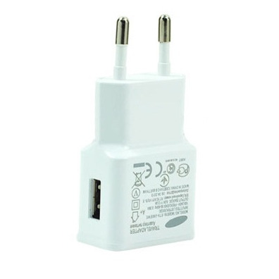 Universal USB AC Adaptor Bianco