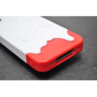 Cover iPhone 4/4S Caramel Melt Rosso