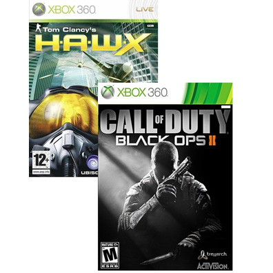 Xbox 360 Slim (4 GB) + Call of Duty: Black Ops II + HAWX