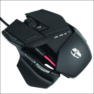 MadCatz Cyborg Rat 3 Rosso Nero