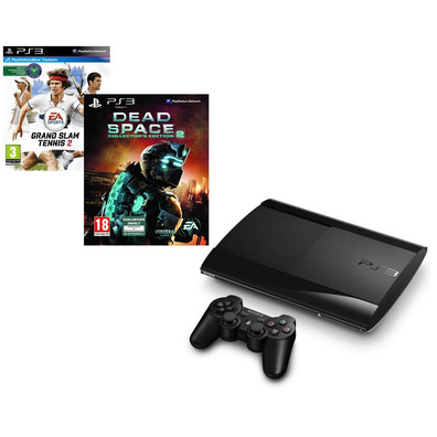 PS3 Slim (12 GB) + Dead Space 2 + Grand Slam Tennis 2