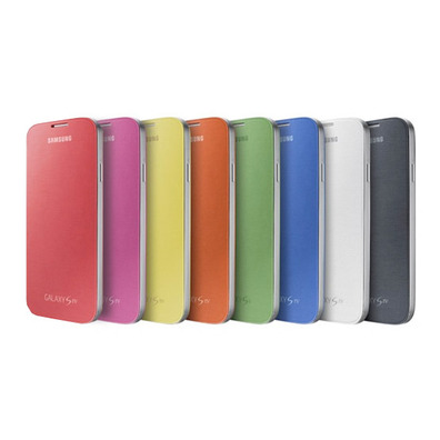 Flip Cover Case for Samsung Galaxy S4 Arancione