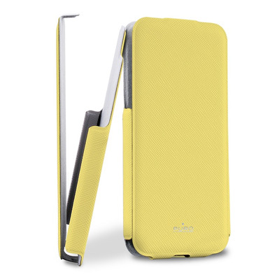 Flip Cover Case for iPhone 5C Puro Giallo