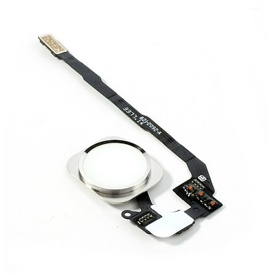Home Button with PCB Membrane Flex Cable Part for iPhone 5S/SE Bianco