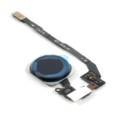 Home Button with PCB Membrane Flex Cable Part for iPhone 5S/SE Nero