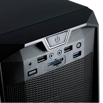 NOX Lettore SD Raven Black USB3.0