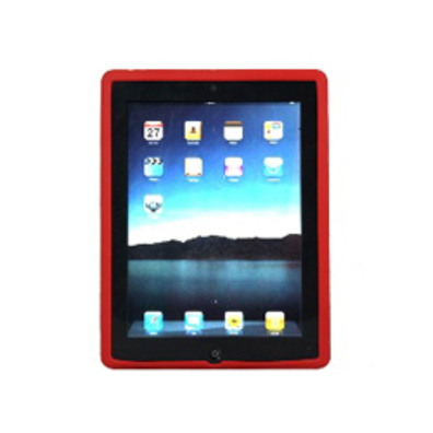 Simple Design Rubber Open-face Case - iPad 4